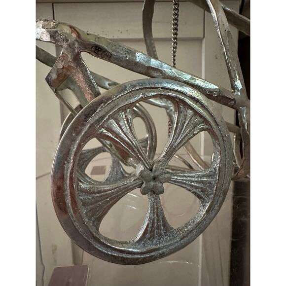 Vintage Michale Aram Wine holder carriage silver butterfly rare - Picture 15 of 16